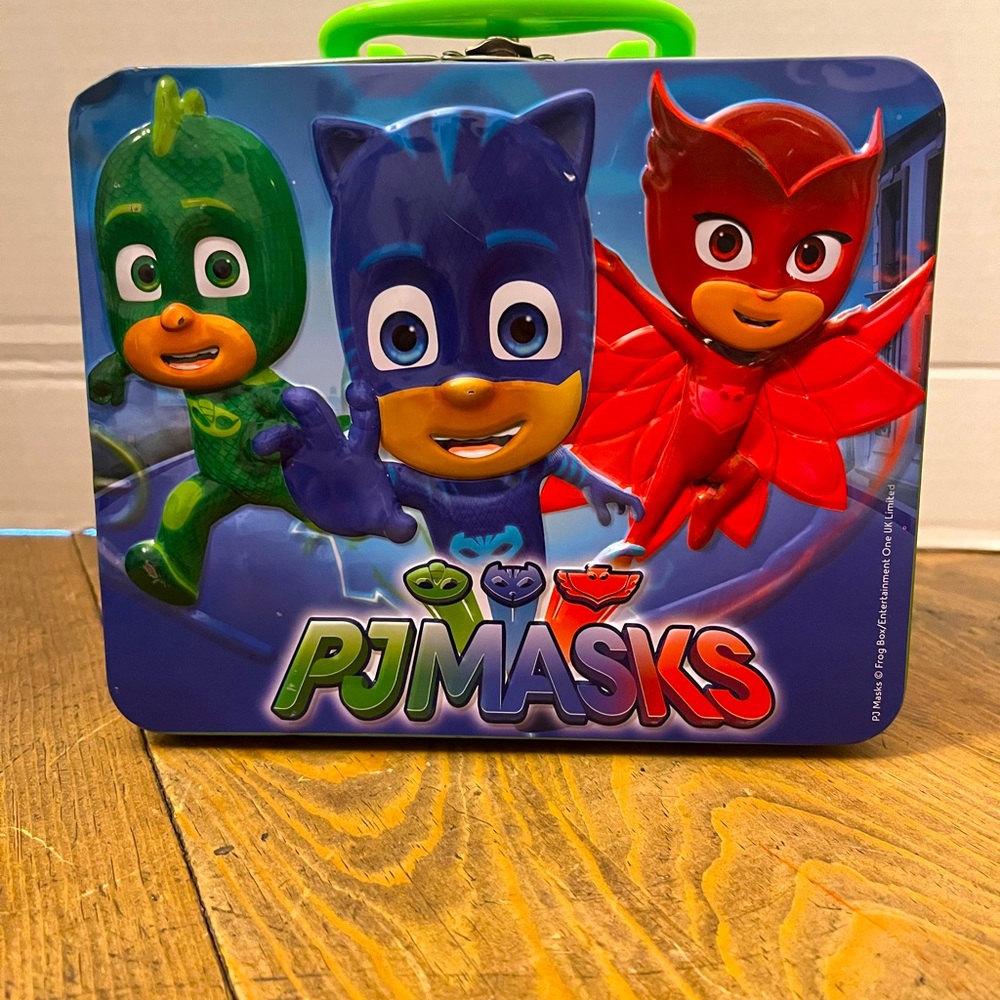 🦹‍♀️💥Disney Jr. PJ Masks Tin Metal Lunch Box